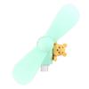 Gourmandise Disney Pixar Characters Mini Cool Fan with Connector Winnie the Pooh Characters, / (USB Type-C) DNG-272PO