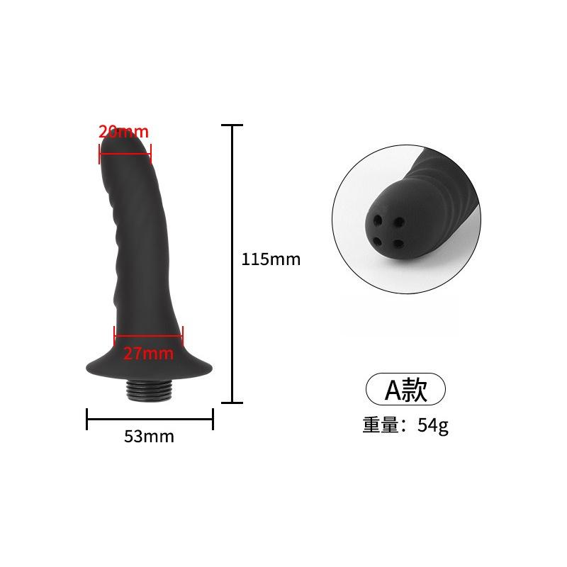 Silicone Enema Irrigator Anal Plug Anal Beads Vaginal Anal Cleansing Devices Butt Plug Adult Sex Toys Gay Couple Masturbator 18+
