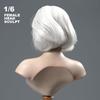 VERYCOOL Head Carving Figure Head with Beautiful Head Sculpt Girl Carving Fit 12 Inch Female Action Figure Body VCF-2060 1/6 (A)
