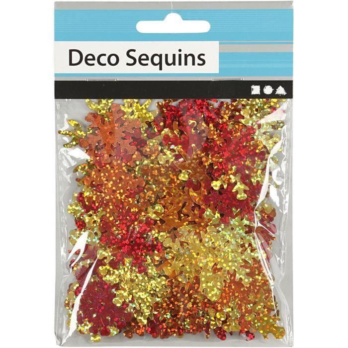 Paillettes - réf 52180 - Couleurs claires - Paquet de 2 tailles - Décoration de fête