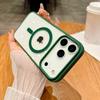 Luxury Candy Color Matte Clear Hard Case For iPhone 17 Air 16 15 14 13 Pro Max Plus Magnetic Magsafe Cover Soft Shell Ultra Thin
