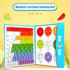 1 Set Magnetic Fraction Tiles Circles Percentage Decimal Fraction Learning Math Manipulatives