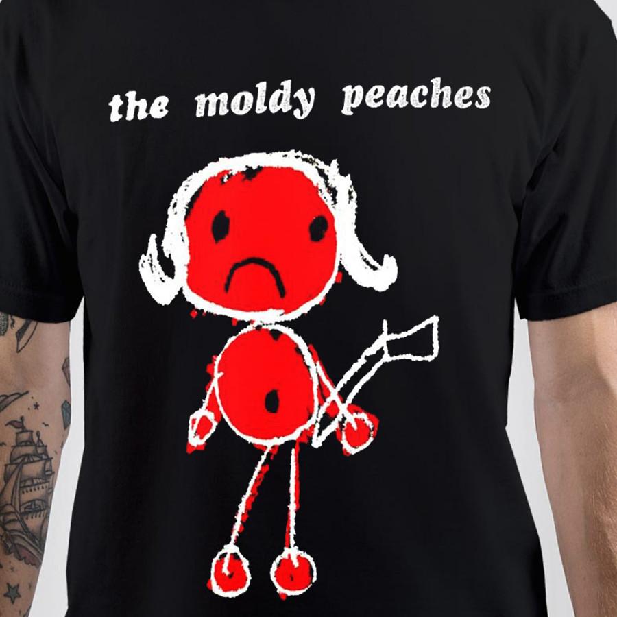HOT NEW The Moldy Peaches indie band black T-shirt All sizes 1F2688 XXL
