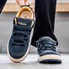 Autumn Men'S New Casual Flat-Sole Sneakers Retro Minimalist Versatile Casual Sports Shoes Non-Slip And Wear-Resistant