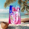 Personalized customized proof beach towel with Catch! Teenieping  pattern - soft, absorbent, quick-drying, perfect swimming, camping&bathing