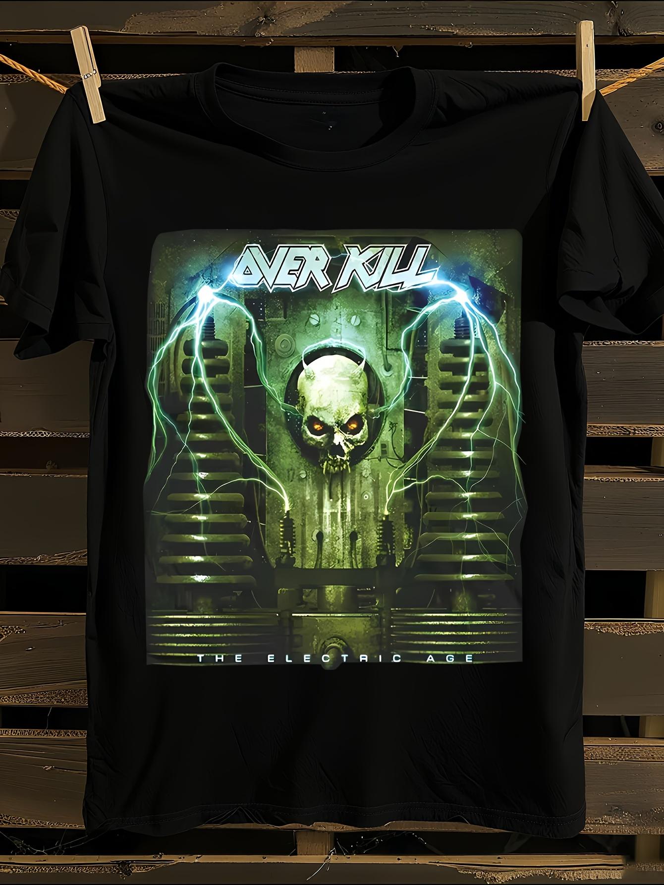 Overkill White Devil Armory Thrash Metal Logo Tshirt XXXXL