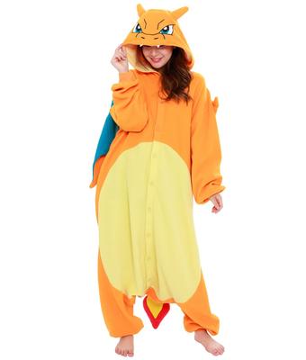 SAZAC Character Fleece Kigurumi Charizard TMY-036