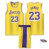 Los Angeles Lakers James No.23 Kids Basketball Jersey - Yellow | Polyester | Breathable Quick-Dry Sportswear