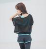 Lubitas Mesh Body Shape Slimming Rash Sportswear Top Shirt, Contour, Guard, (Small, Black)