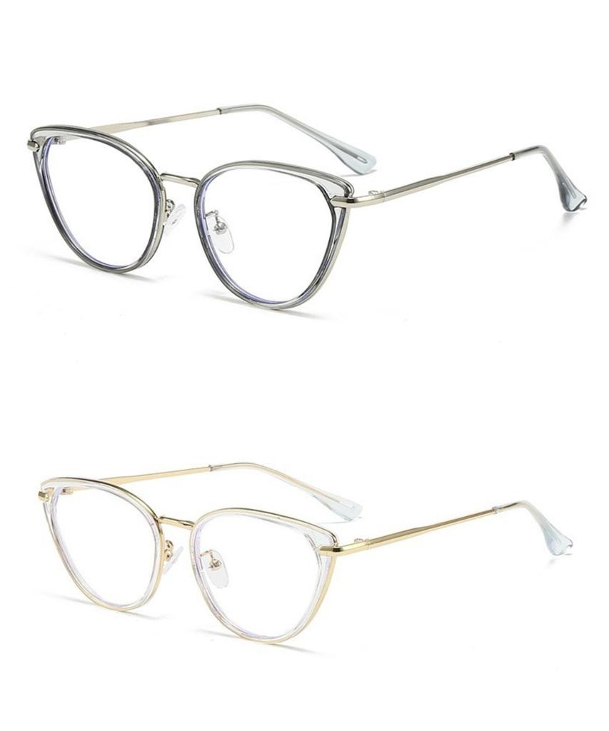 Ins Cat Eye Alterssichtigkeitsbrille Kalte Tee Farbe HD Anti Blaulicht Brillenrahmen Hochentwickelte Einfache Aufhellungsbrille