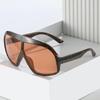 S2132 Large Frame Hip-Hop Sunglasses - European & American Style
