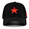 Five-pointed Star Stereoembroider Baseball Cap Embroidered Peaked Cap Sunshade Curved Brim Hat Hat Patriotic Hat Cotton