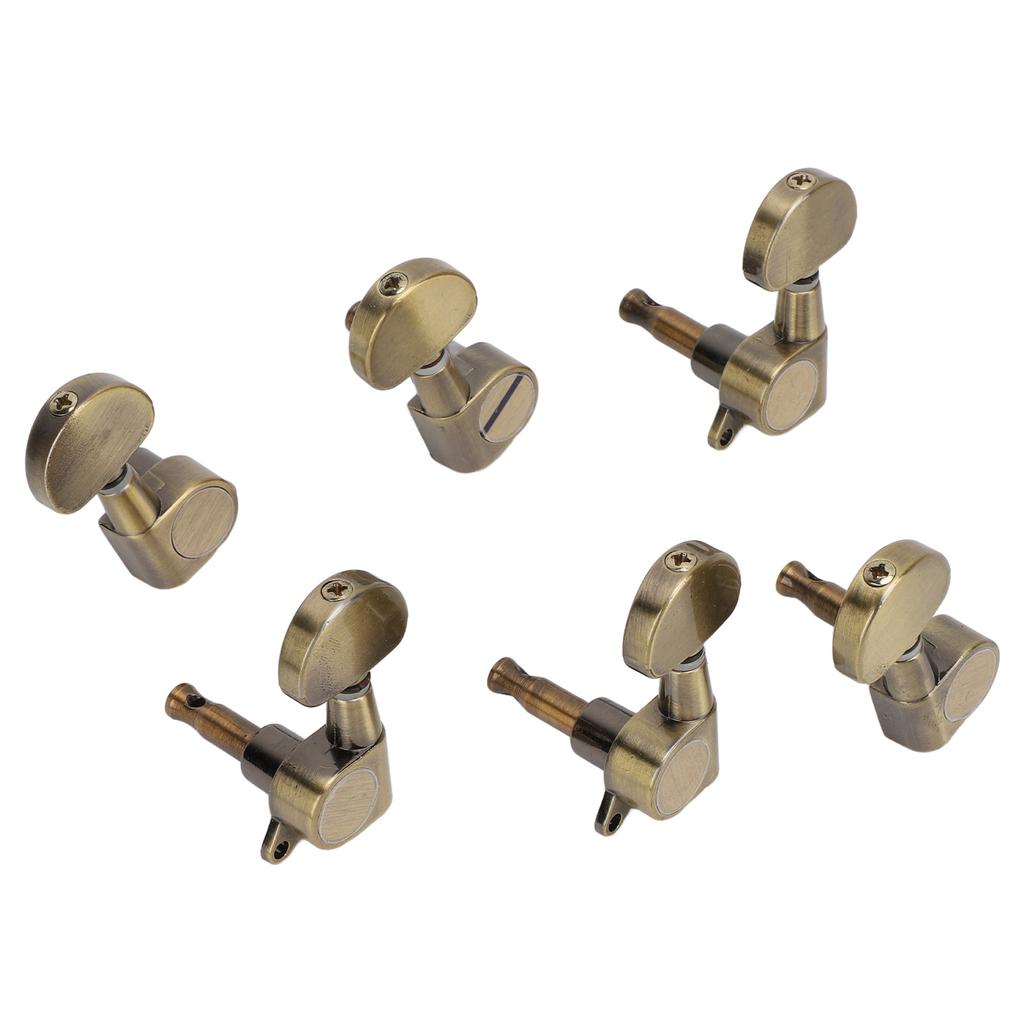 6 Set Guitar Tuning Pegs Keys Metal Half Moon Shaped Sealed 1:18 Guitar Machine Heads for EpiphoneGu