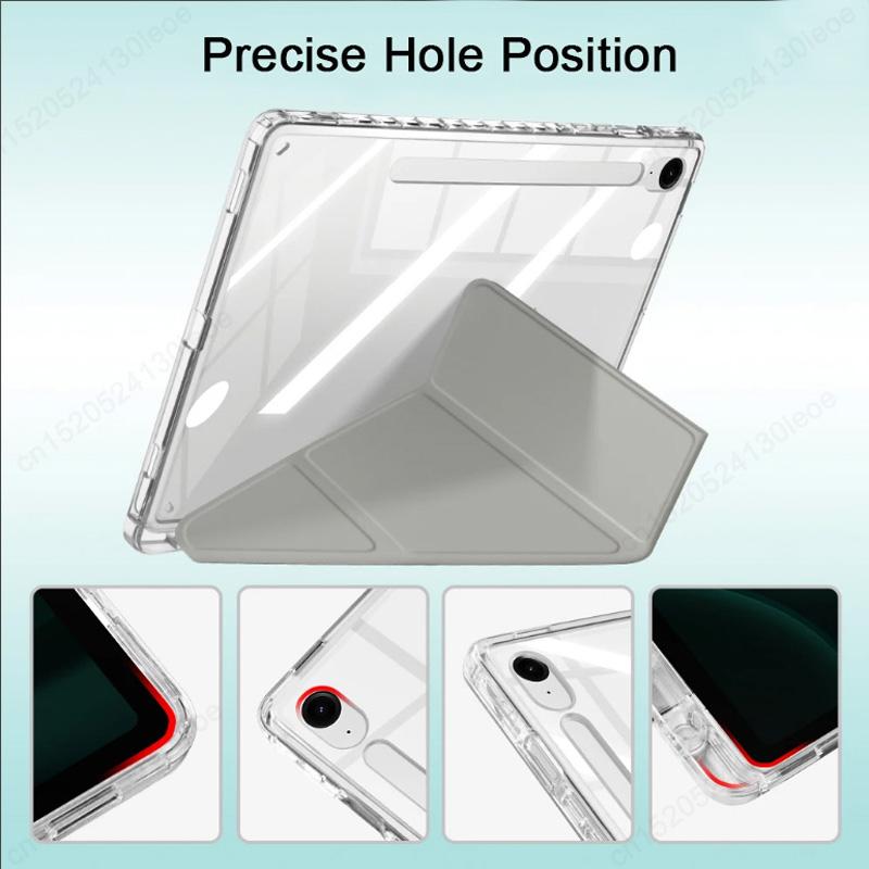 For Samsung Galaxy Tab S7 S8 S9 11 S10 FE 10.9 S7+ S8+ S9+ S10+ Plus 13.1 12.4 Inch Case Tab A9 8.7 A9+ Plus Pencil Holder Cover