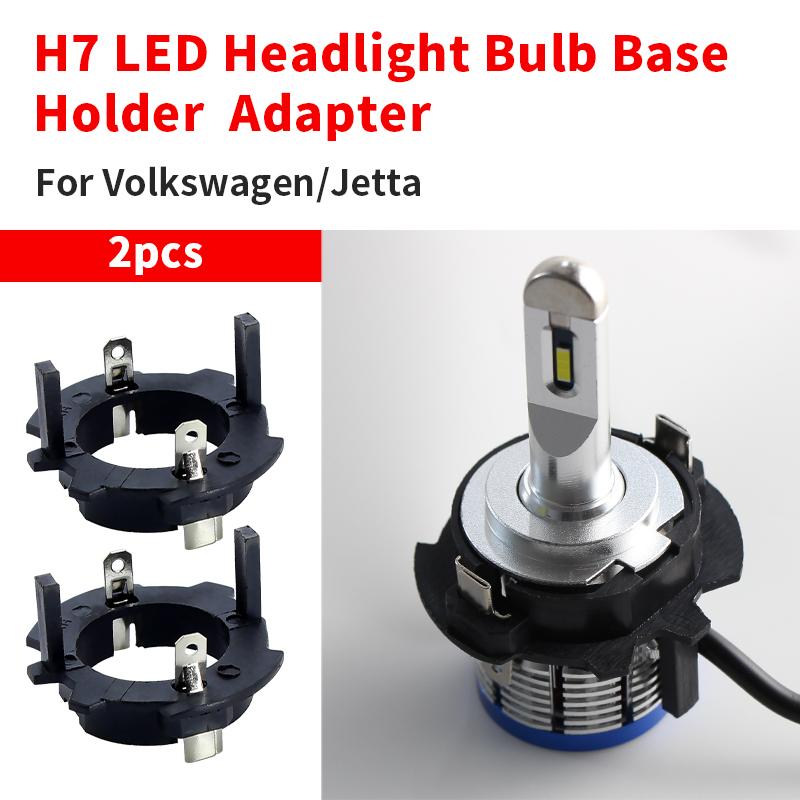 

2PCS H7 LED Headlight Holders For Volkswagen MK5 GTI Golf Jetta Type A/ Golf 5 Jetta MK5 H7 Base H7 Bulb Socket Car Accessories