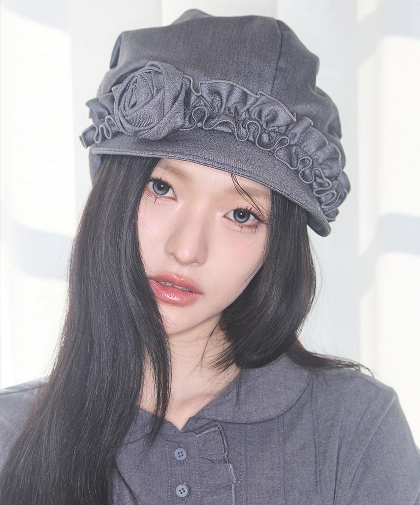 ILLIGO Fleur Ruffle Hunting Cap Grey