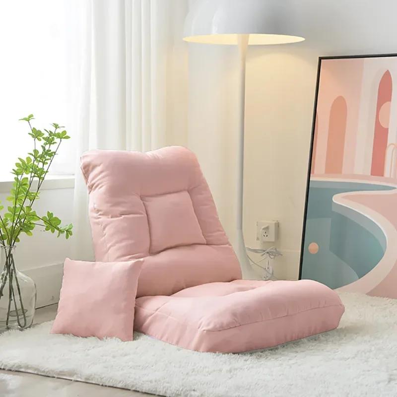 Lazy Sofa Tatami Single Bedroom Living Room Comfortable Balcony Reclining 60x120cm Folding Dormitory Small Apartment Furniture