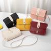 Women's PU Leather Small Square Crossbody Bag, Luxury Shoulder Bag with Pearl Pendant