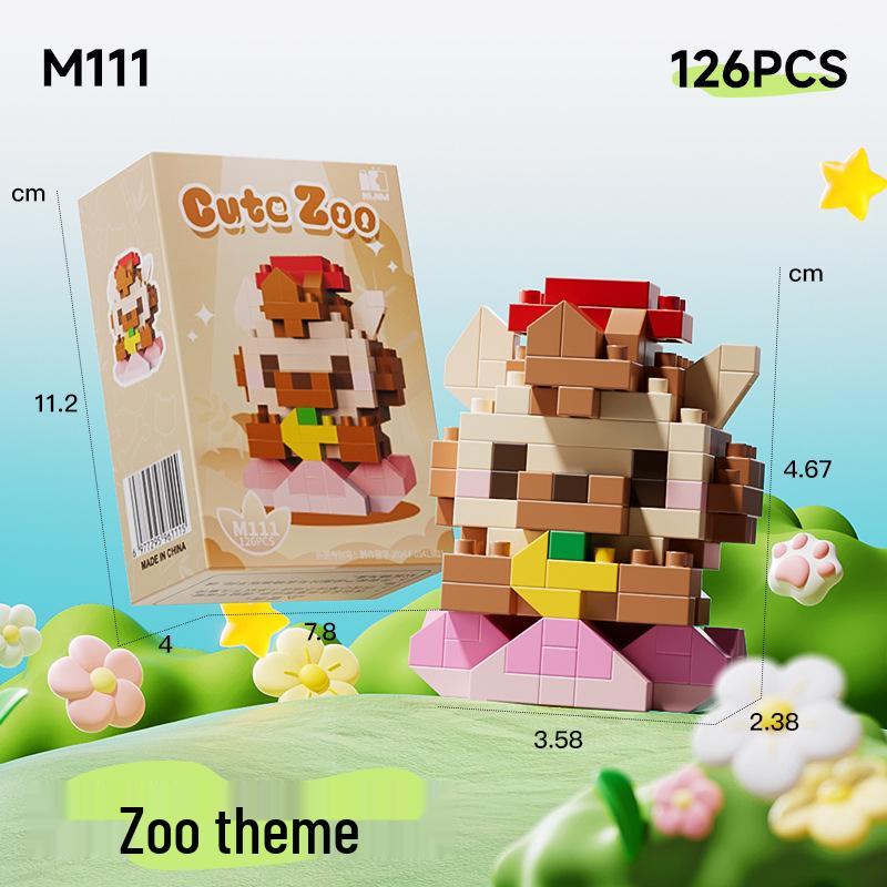 Pirate Anime Character Building Blocks for Kids - Educational Assembly Desktop Ornaments