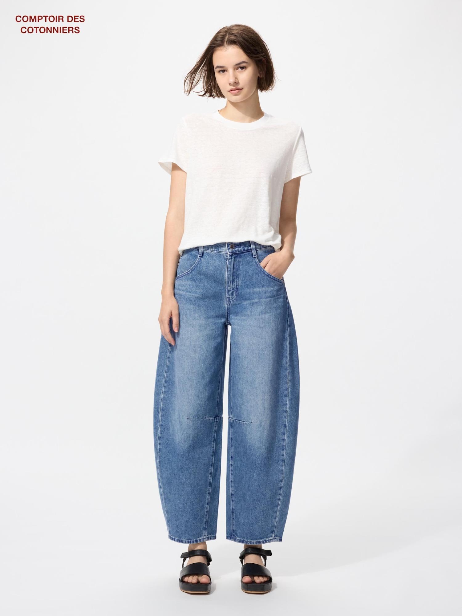 

Джинсы-бочки Uniqlo Japan 67 BLUE/M