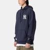 New Era Felpa con cappuccio e stampa logo MLB a maniche lunghe da uomo Blu 12715378