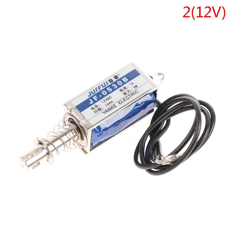 Electroimán de marco abierto con solenoide magnético de empuje y tracción de 6 V, 12 V y 24 V CC 0530B