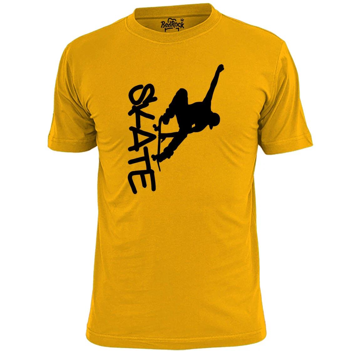 Mens Skate V2 Skateboarding T shirt Kickflip Grind 180 L