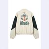 American High Street RH Retro Patchwork Coconut Tree Logo Zipper Jacket for Men & Women