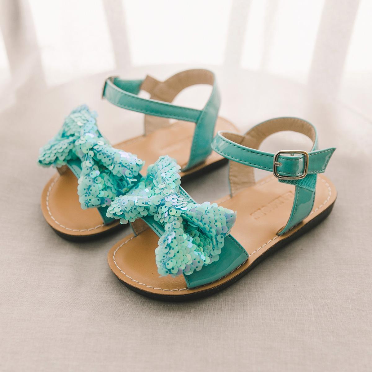 

[BABYZZAM] Girls Maddy Sandals LED Blue, Y777, 7000008833, Popular Korean Shoes 160