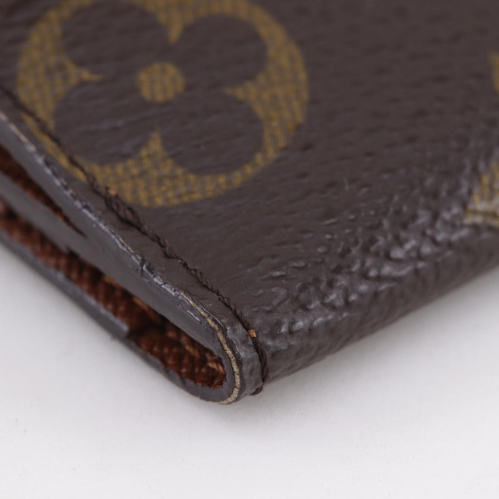 LOUIS VUITTON Ludlow Coin Purse M61927 Brown Monogram canvas unisex Used