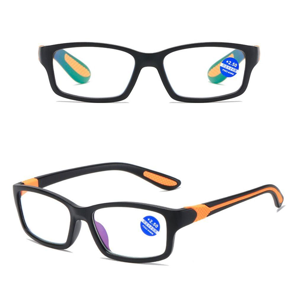 Blue Ray Blocking Square Eyeglasses Eye Protection Hyperopia Glasses  Men Women
