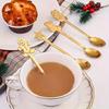 Stainless Steel Christmas Cartoon Coffee & Dessert Spoon Set