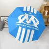 Marseille Print Automatic Umbrella, 8 Rib Iron Frame, Plastic Handle, Suitable for Outdoor Travel &Daily , Ideal Gift