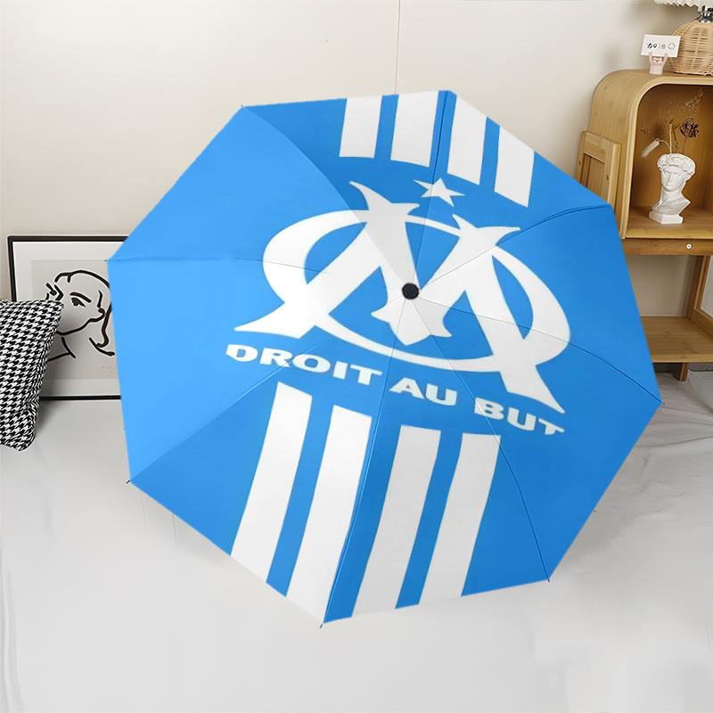 Marseille Print Automatic Umbrella, 8 Rib Iron Frame, Plastic Handle, Suitable for Outdoor Travel &Daily , Ideal Gift