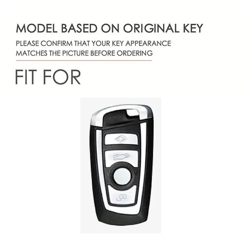 GUSHIBEI Handmade Luxury Leather Car Key Case For BMW