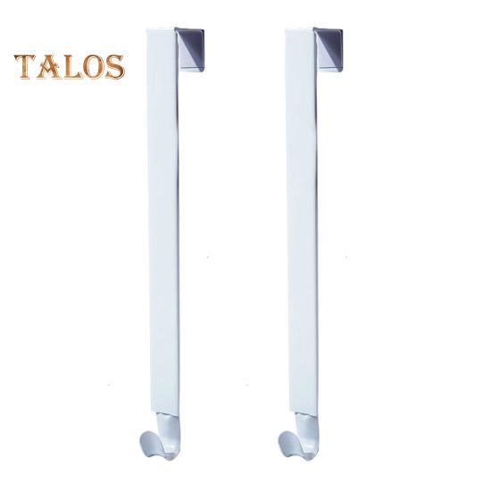 1/2 Stück verstellbarer Weihnachtskranz-Aufhänger, rostfrei, korrosionsbeständig, keine Bohrinstallation, ausziehbarer Türaufhänger, Aufbewahrungshaken