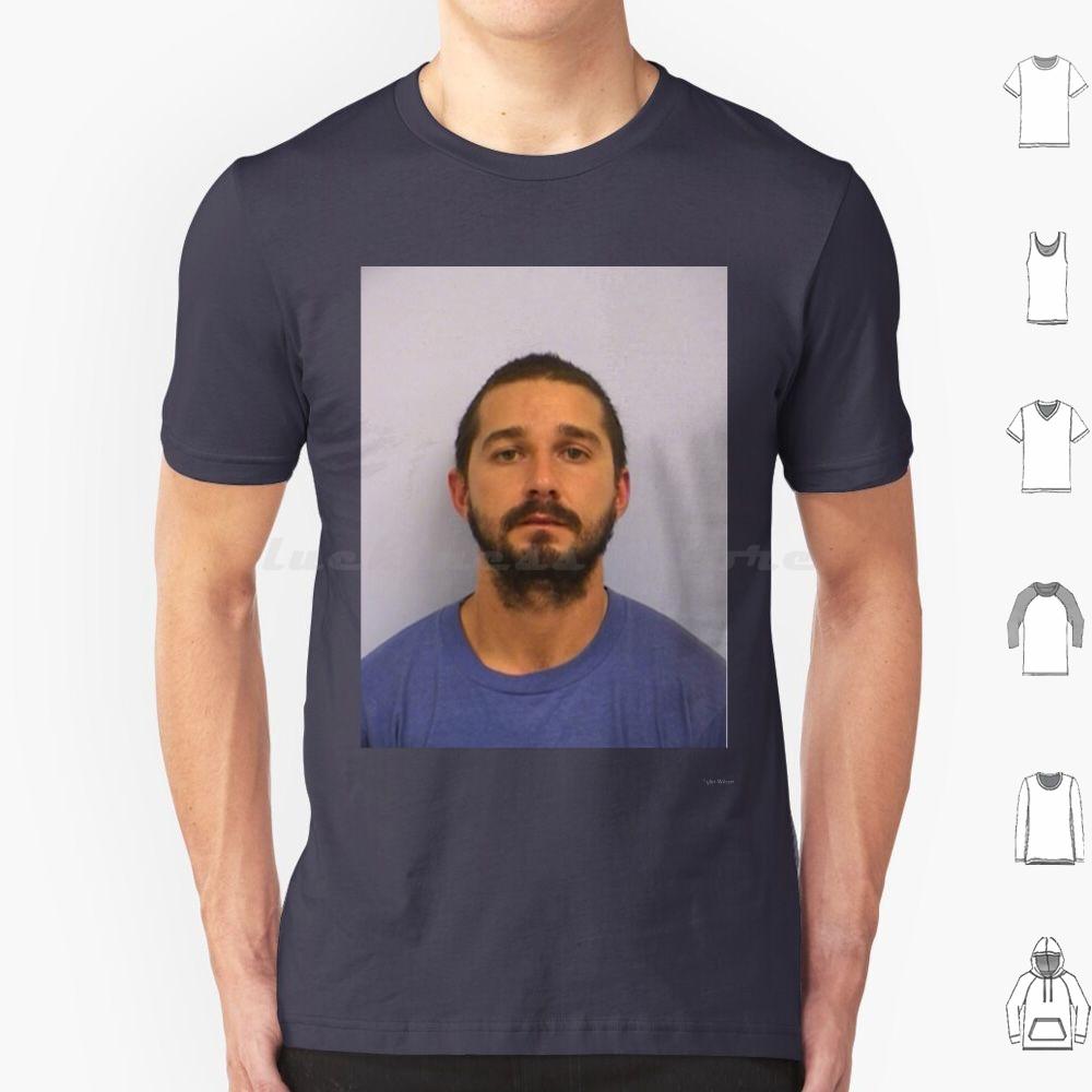 Shia Labeouf Mugshot T Shirt Cotton Men Women DIY Print Shia Labeouf Mugshot Shia Labeouf Shia Labeouf Mugshot Jail Do It All
