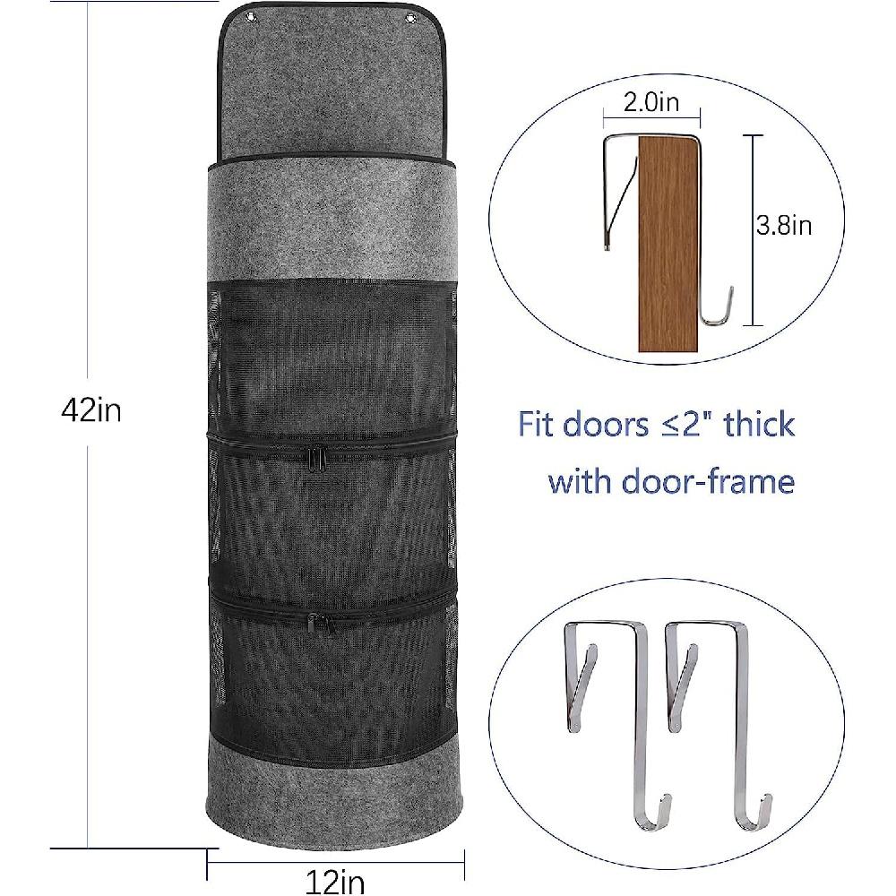 Ajtó felett függő sportfelszerelés-szervező labdatároló garázs sportfelszerelés-szervező hátsó ajtós tárolórendszer