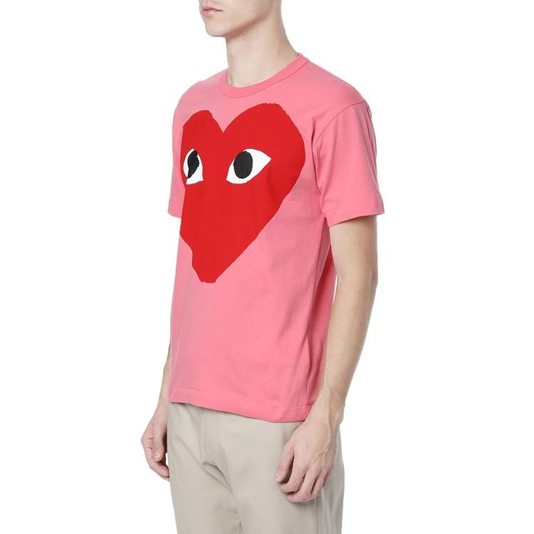 Comme des Garçons PLAY COMME des GARCONS PLAY Pastelle Red Heart T-Shirt 'Pink' Men's AZ-T274-051-3