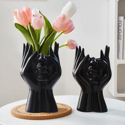 1Pcs Desktop Multifunctional Storage Pen Holder Creative Human Body Art Styling Office Supplies Makeup Brush Holder Decor