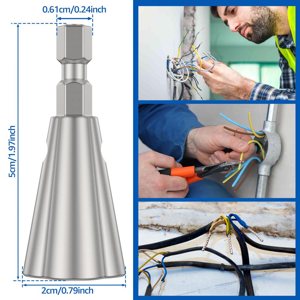 2/4Pcs Quickly Twister Electrician Artifact For Power Drill Drivers Twisted Connector Cable Device Multi-tool Wire Twisting Tool