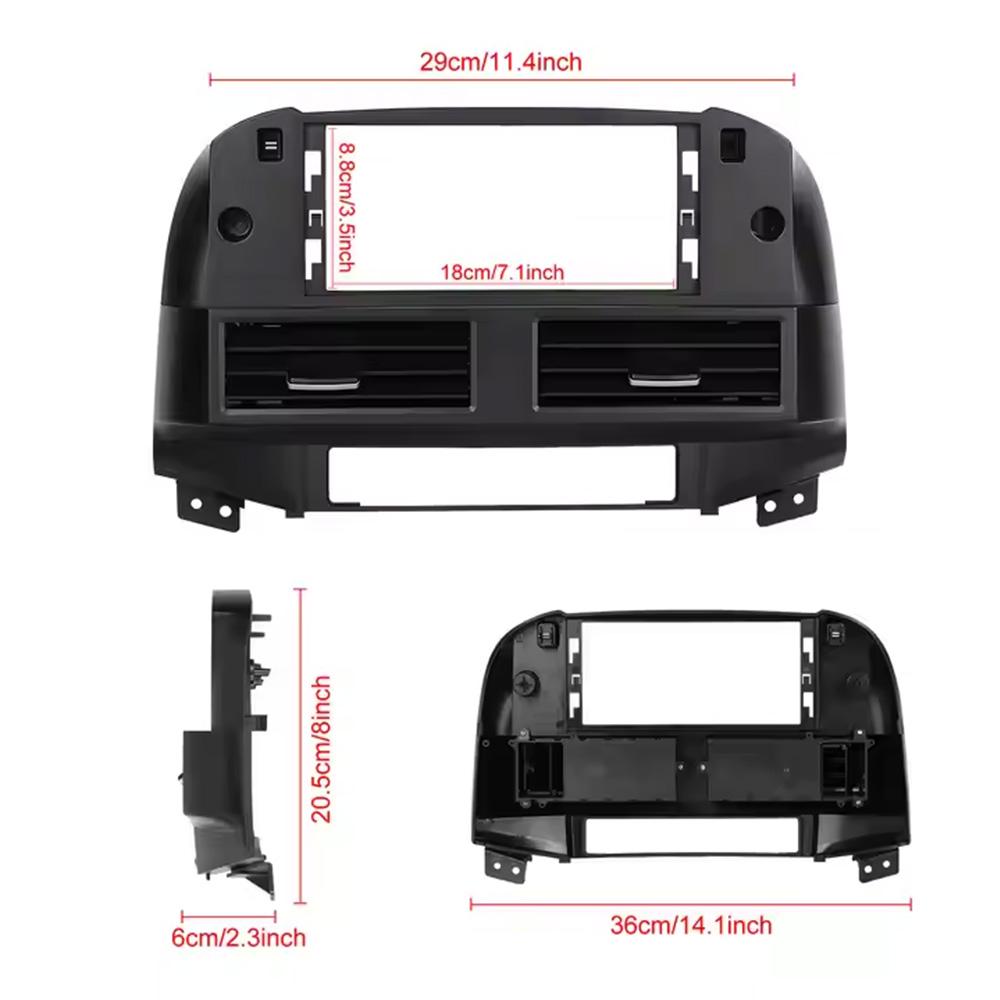 12.3 Inch Touch Screen Wireless Carplay for Hyundai Santafe 2006-2012 GPS Navigation Bluetooth 4G