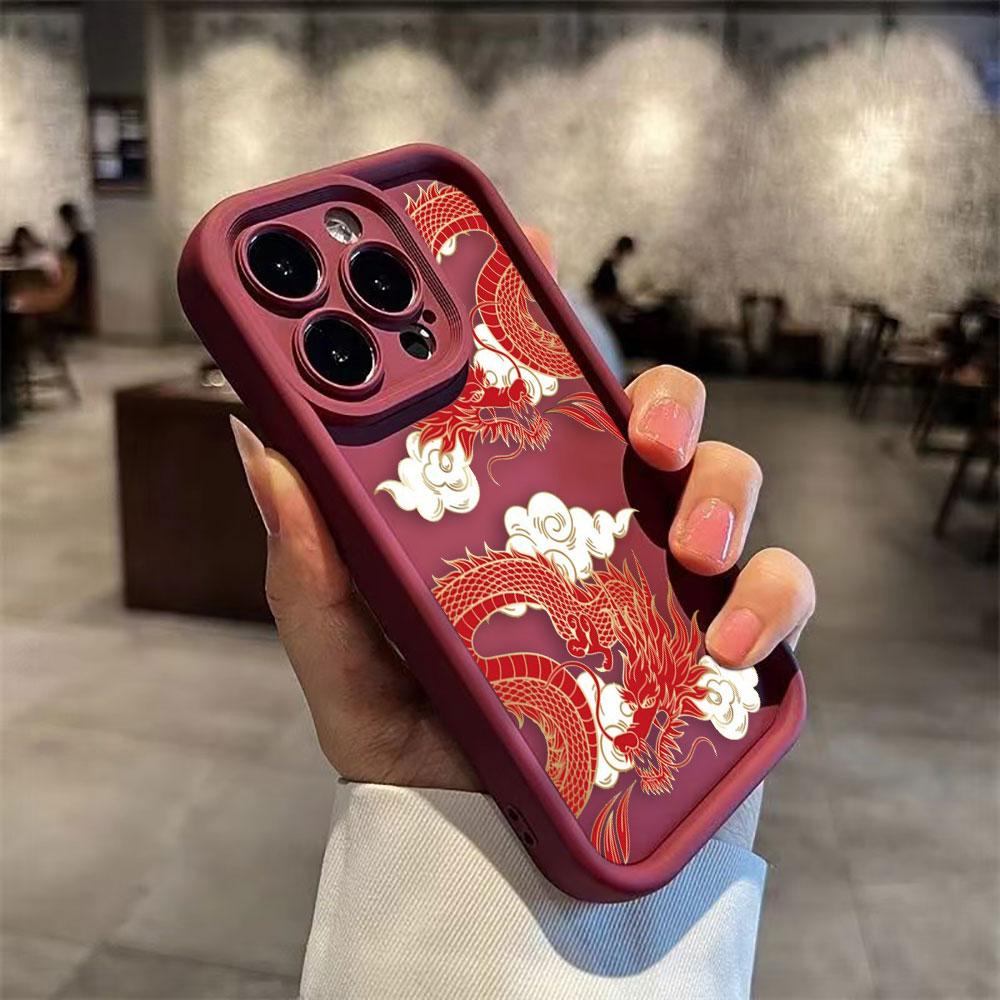 Fashion Dragon Pattern Phone Case For Samsung A13 A15 A16 A17 A22 A23 A25 A32 A33 A35 A51 A52 A53 A54 A55 A71 A72 Cover