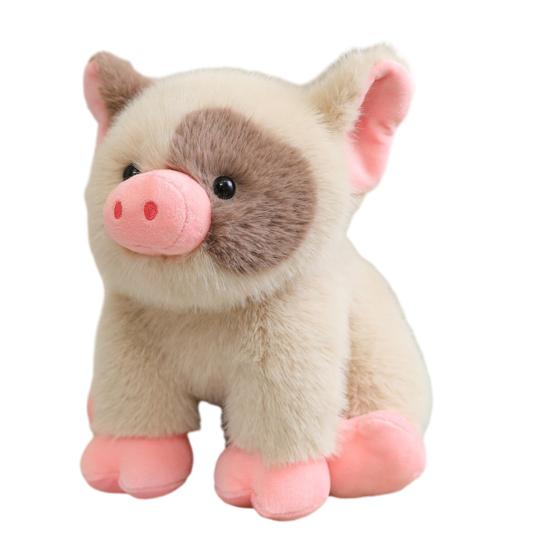 Yousheng Piggy Doll Plush Toy Soft Stuffed Pig Plush Cushion Realistic Pig Plush Toy Bedside Companion Birthday Gift Holiday Present Decorative Toy