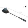 ZhenSanHuan Hand Hammered Carbon Steel Spatula Long Handle Chuan Wok Tool