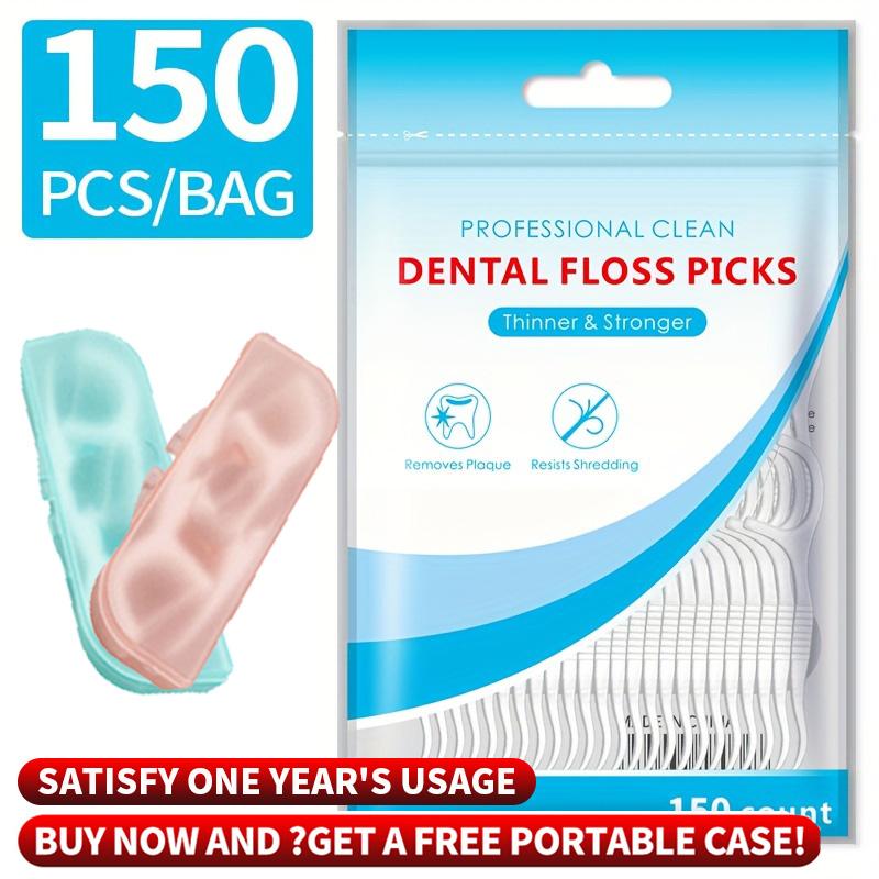 600/300/150/50/30pcs Fine Sliding Dental Floss Sticks, Complimentary Convenient Dental Floss Box