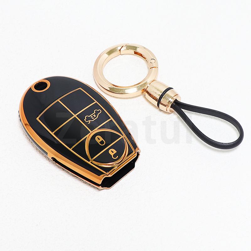 3 Buttons Tpu Anti-Scratch Keyless Protector Car Key Cover Case For Chrysler Jeep Grand Cherokee Dodge Durango Magnum Ram