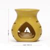 Ceramic Oil Burner Aroma Diffuser (Black & Yellow) -Set of 2