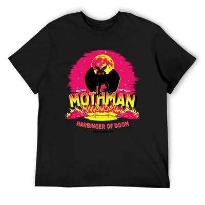 Lover Gifts Mothman Retro Vintage T-Shirt Animal Prinfor Boys Luxury T-shirt Boys Animal Print Clothing Mens Funny T Shirts