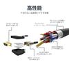 Basic Premium High Speed ??HDMI-Kabel für Fernseher (Hochbelastbares geflochtenes Nylon) - 3 m Schwarz